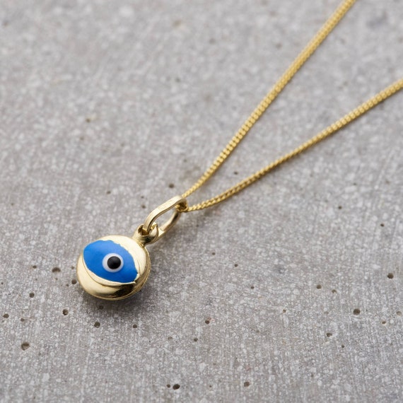 9ct Gold Evil Eye Charm