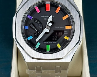 Casioak Rainbow Galaxy GA-2100 Mod - G-modz High-quality G-shock