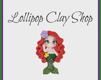 Princess Clays for bows- Clay Bow Center clay doll, clay dolls, bow centerpieces, clay center for bows, bow center, resin for bows