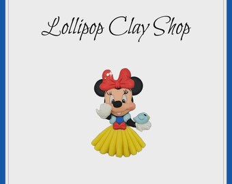 Princess Mouse Girl - Clays for bows- clay doll, clay dolls, bow centerpieces, clay center for bows, bow center Poison Apple Princess