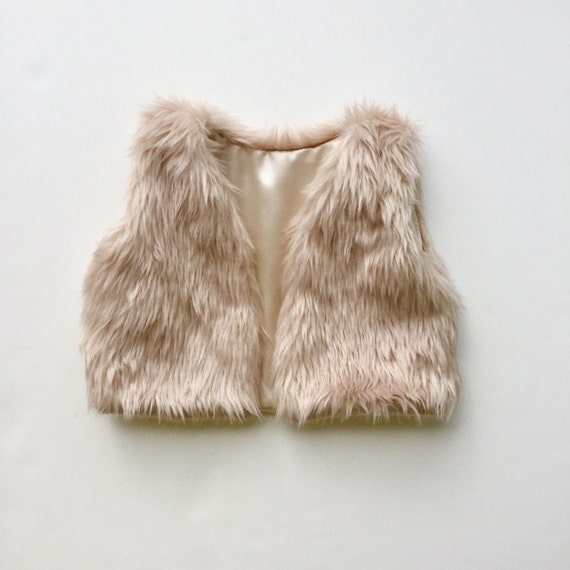 newborn fur vest