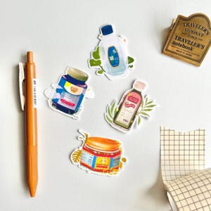 Retro Medicine Parody Vinyl Sticker Set | Nostalgic Cottagecore Decals