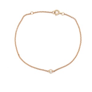 DAISY Rose Gold North Star Diamond Bracelet 0.10 ct image 2