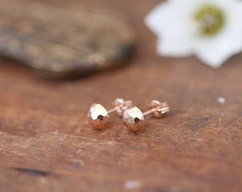 BOHO Boucles d'oreilles en or rose Elsa | Or massif 9 carats | 375 | 9K