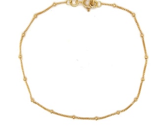 LILA Gold Jasmine Curb Bracelet