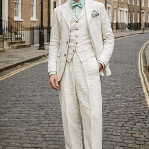 1920s linen suit - Etsy 日本