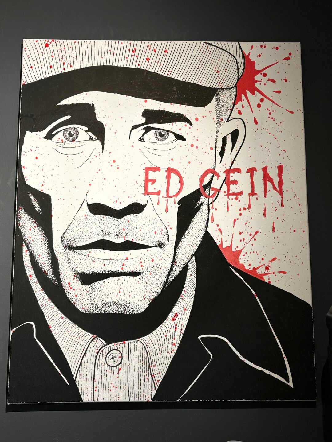 Ed Gein Painting - Etsy