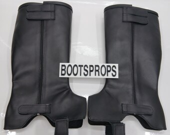 Nuevas fundas de cuero para botas inspiradas en Boba Fett, cosplay de Mandalorian