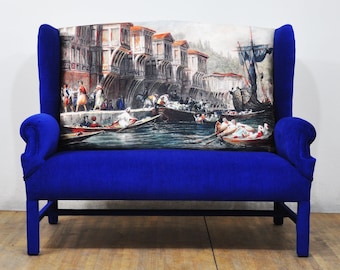 Wing Sofa - Bosphorus