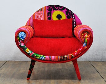 Sillón Smiley - fresa