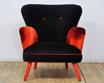 Black & Orange Armchair