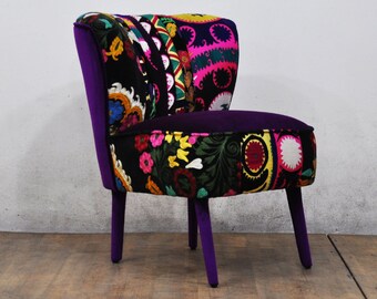 50's Clubchair - purple love