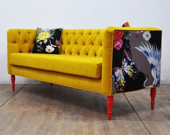 Loveseat - yellow love "3-seater sofa" II