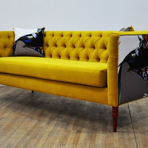 Loveseat yellow love 3 seater sofa I image 3