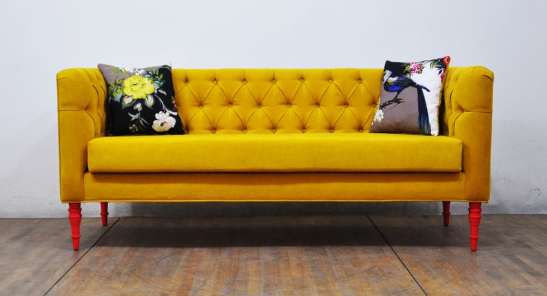 Loveseat yellow love 3-seater sofa II image 3