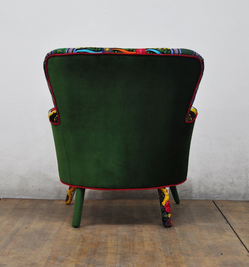 Suzani Armchair green sun zdjęcie 4