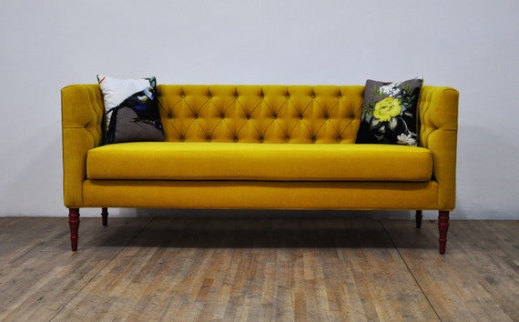 Loveseat yellow love Loveseat yellow love