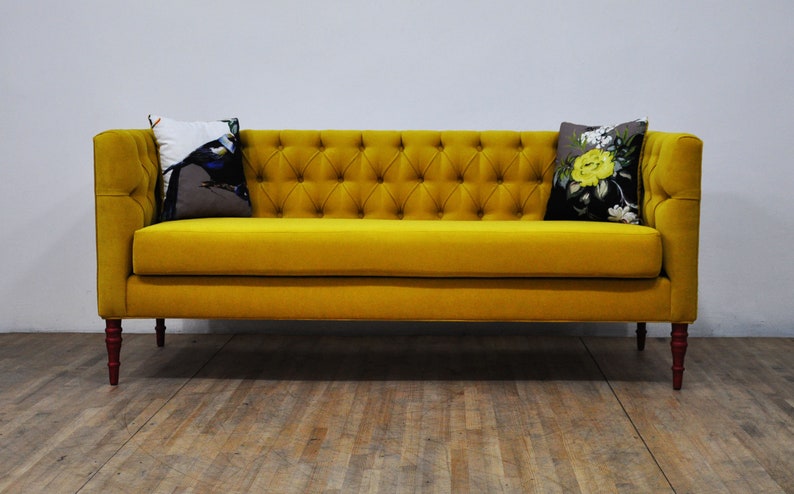 Loveseat yellow love 3 seater sofa I image 2