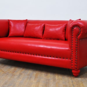 Red Leather Chester