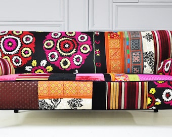 Patchwork 3-seater sofa - Suzani dream