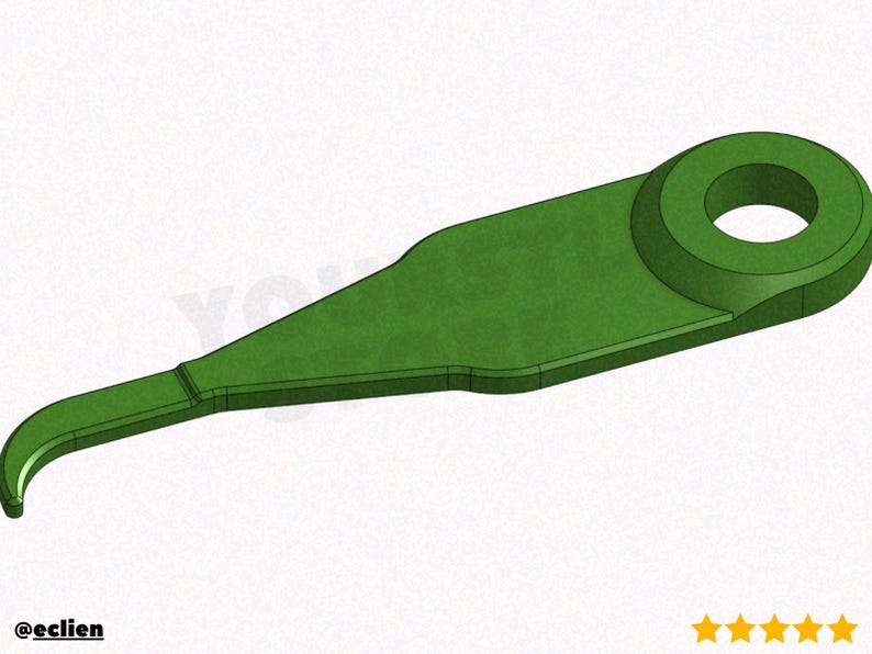 SMARTPHONE Charge Port Cleaner 3D-FILE, Lint Removal Tool -BLENDER Modeling, BambuLab Print Optimized-Limited Edition, Only Few Left. image 3