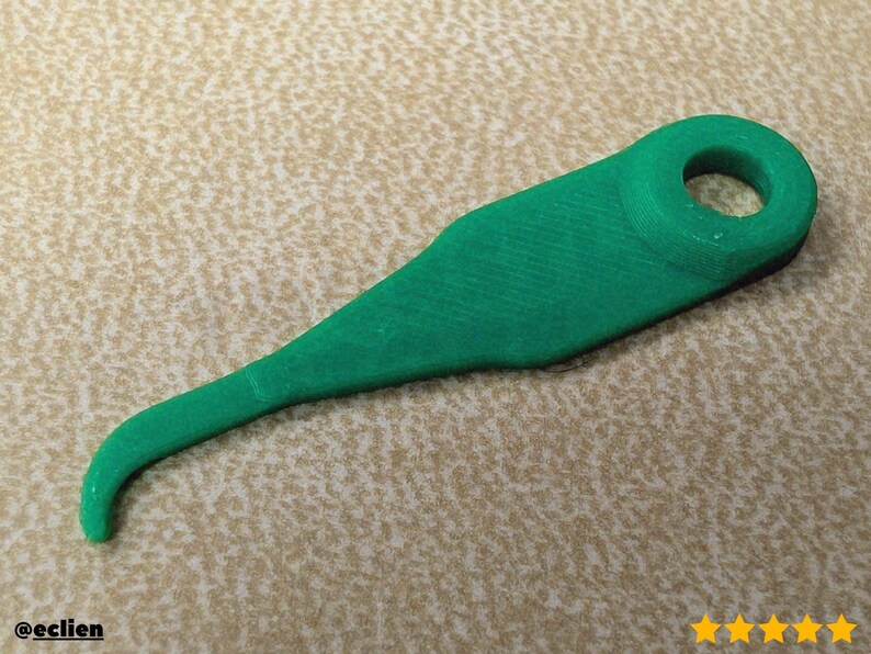 SMARTPHONE Charge Port Cleaner 3D-FILE, Lint Removal Tool -BLENDER Modeling, BambuLab Print Optimized-Limited Edition, Only Few Left. image 2
