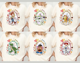 Camiseta personalizada de personajes de Toy Story, camiseta de viaje a Disney 2026, camiseta familiar personalizada de Disney, camiseta grupal de Toy Story, camiseta del tour de aperitivos de Disney