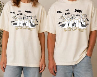 Disney Mom Dad Matching Shirt, Disneyland Wife Husband Couple Tees, Disney Seagulls Shirt, Disneyworld T-Shirt, Disney Family Gift Shirt