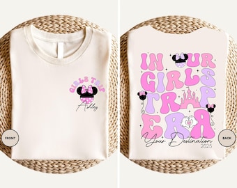 Personalized Disney Girls Trip 2026 shirt, In Our Girls Trip Era Shirt, Disney Besties Matching Shirt, WDW Disneyland Girls Vacation