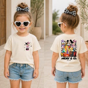 Disney All Characters Shirt, Disneyland Kids Shirt Gift, Disney Trip Tee, Disneyworld Youth Toddler T-Shirt, Mickey And Friends Shirt image 3