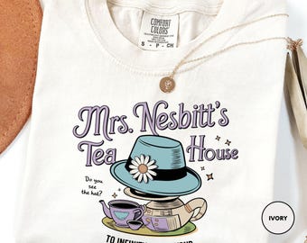 Comfort Colors Mrs. Nesbitt’s Tea House Shirt, Nesbitt’s Tea House Shirt, Toy Story Tea House Shirt, Toy Story Shirt, To Infinity And Beyond