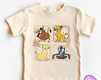 Disney Lion King Shirt for Kids, Simba Nala Timon Pumbaa Tee, Disney Character Shirt, Lion King Kids T Shirt, Disney Birthday Shirt
