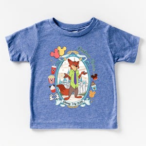 Personalized Name Zootopia 2 Shirt, Disneyland Vacation Shirt, Disneyland Family Matching Tee, Disney Kids Shirt, Nick Judy Bogo Shirt image 2