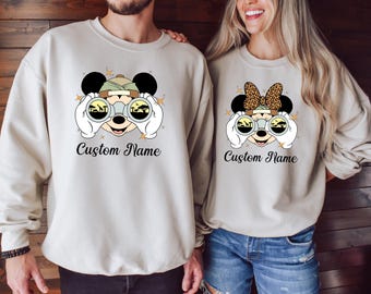 Custom Disney Safari Sweatshirt, Disney Animal Kingdom Matching Sweater, Family Vacation Crewneck, Safari Trip Hoodie, Disney Trip Sweater