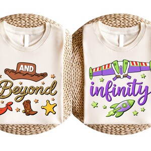 To Infinity And Beyon Shirt, Toy Story Land Shirt, Toy Story Birthday Gift, Disneyworld Matching Tees, Disney 2026 Family Vacation Shirt 画像 2