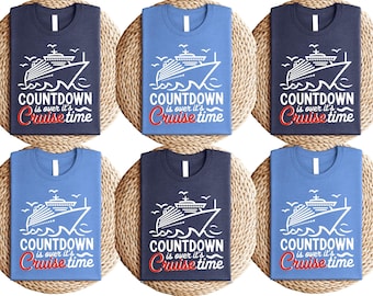 Countdown Is Over It's Cruise Time Shirt, Matching Family Vacation Shirt, Cruise Squad Shirt, Family Cruise Trip Shirt, Cruise 2026 Shirt