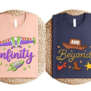 To Infinity And Beyon Shirt, Toy Story Land Shirt, Toy Story Birthday Gift, Disneyworld Matching Tees, Disney 2026 Family Vacation Shirt 画像 1