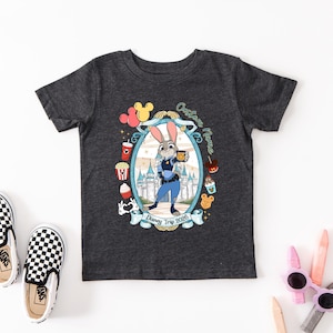 Personalized Name Zootopia 2 Shirt, Disneyland Vacation Shirt, Disneyland Family Matching Tee, Disney Kids Shirt, Nick Judy Bogo Shirt image 3