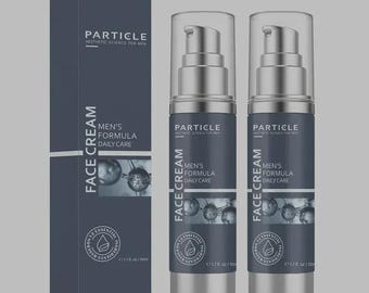 Particle Men's Face Cream: 6-in-1 Anti-Aging Daily Moisturizer (Pack of 2)