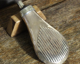 Antique James Dixon & Sons Sheffield Embossed Brass Gunpowder
