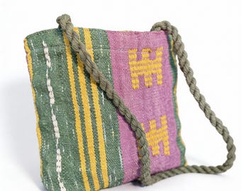 Crochet Tote Bag | Handmade Boho Shoulder Bag