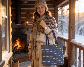 Crochet Shoulder Bag | Handmade Boho Upcycled Everyday Bag