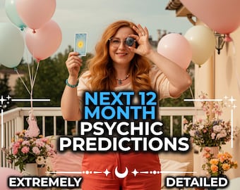 12-Month Future Psychic Reading | Love, Career & Life Path (Same Hour)