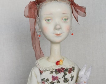 紙粘土の少女、オーク人形、アート人形、コレクター人形、ユニークな