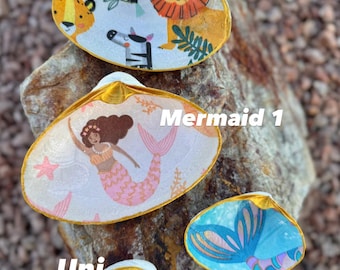 KIDS THEME - elegant clam shells