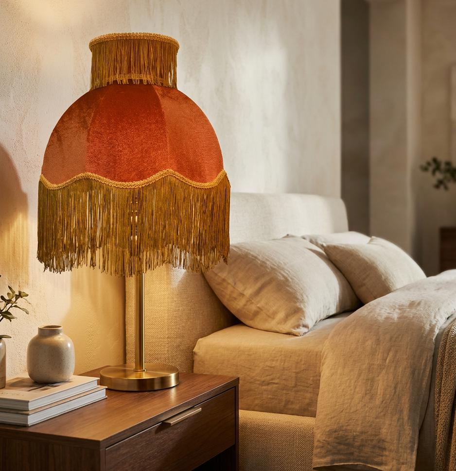 Vintage orange lamp - Etsy 日本