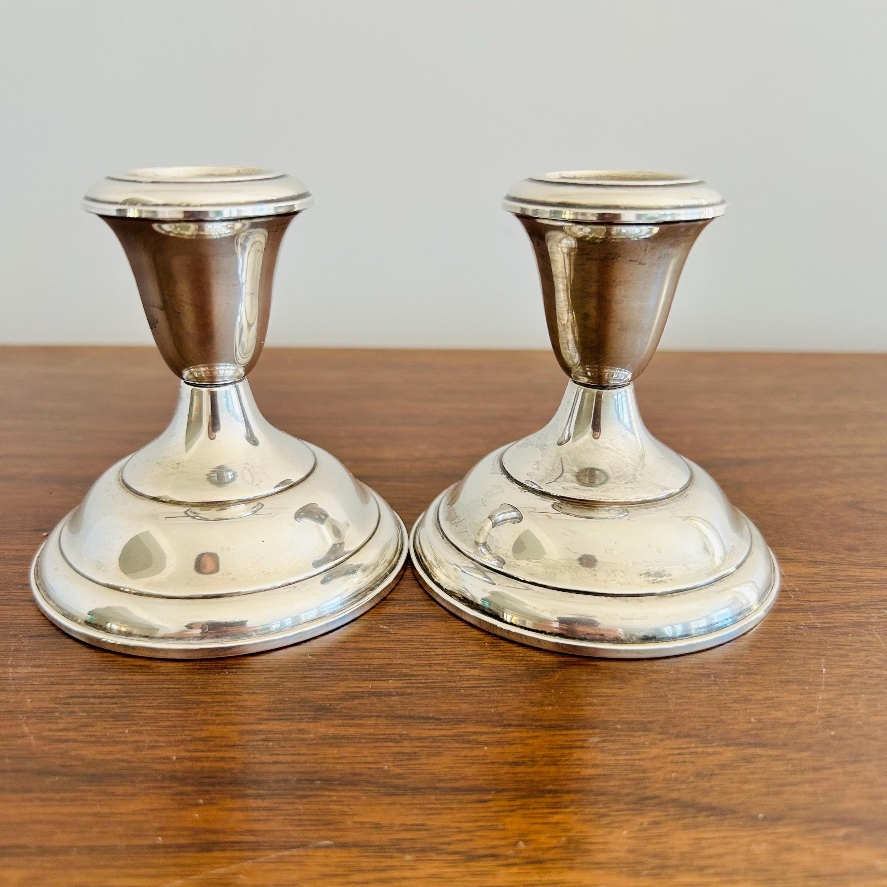 Sterling Weighted Candlestick - Etsy Sterling Weighted Candlestick - Etsy