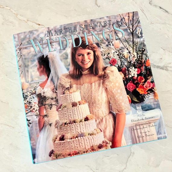 洋書 Martha Stewart Weddings Martha Stewart Weddings, Vintage 1987 Hardcover, Wedding Planning