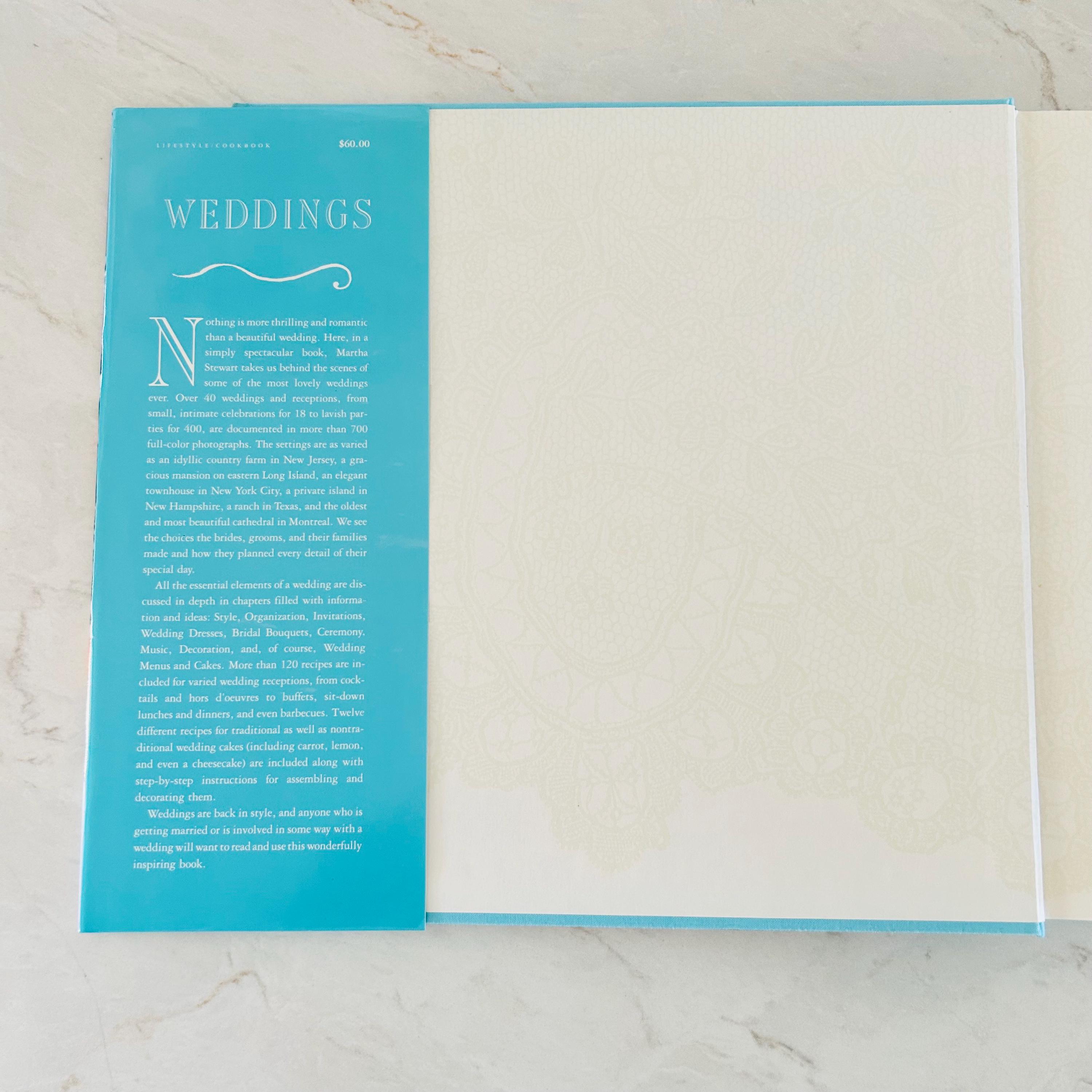 Martha Stewart Weddings, Vintage 1987 Hardcover, Wedding Planning