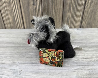 Wizard of Oz Toto Plush Dog 1998 Trevco WB Toy Stuffed Animal With Tags Vintage